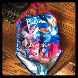 Little girls one pice swim suit